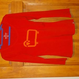 Woolrich women's size XS long sleeved cotton tagless Tee w sheep logo 🐑